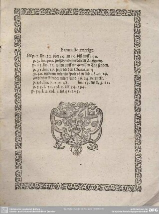 Errata sic corrige.