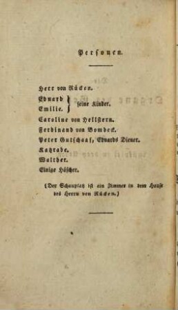 Die Organe des Gehirns : Ein Lustspiel in drey Acten
