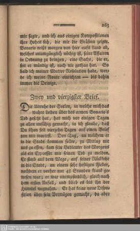 Zwey und vierzigster Brief