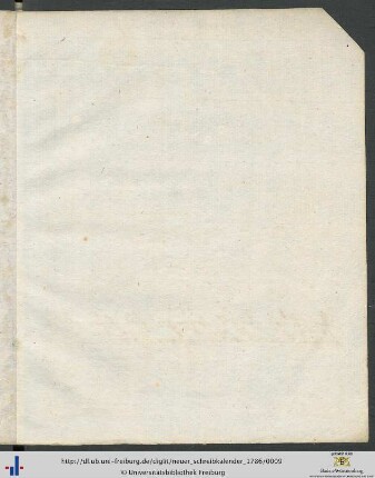 Neuer Schreibkalender: ... auf das Jahr nach der Gnadenreichen Geburt Jesu Christi 1786
