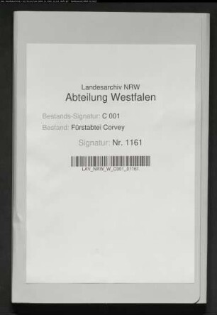 Prozeßschrift Johann Heinrichs von Falkenberg gegen die corv. Einmischungen in Blankenau (Wiedereinlösung)