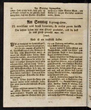 78-104, Am Sonntag Septuagesimae. Sexagesimae. Quinquagesimae
