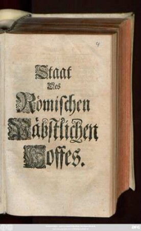 Staat Des Römischen Päbstlichen Hoffes