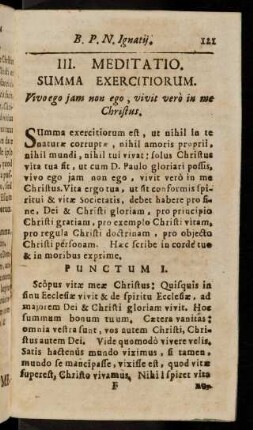 121-125, III. Meditatio