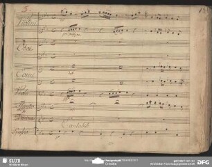Einlage Aria (Anonymus): "Cara voce del mio bene"