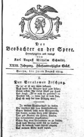 35. Stueck, 30. August 1824