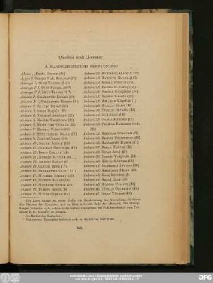Quellen und Literatur