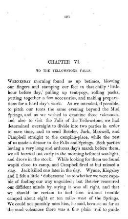 TO THE YELLOWSTONE FALLS