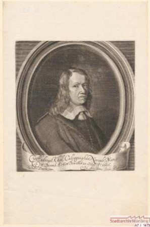 Andreas Khol, Kupferstecher in Nürnberg; geb. 31. Dezember 1624; gest. 20. Oktober 1656