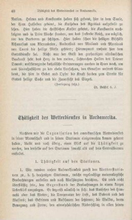 40-57 Thätigkeit des Wetterdienstes in Nordamerika