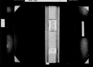Wiesloch (Altwiesloch), evangelische (lutherisch und reformiert) und israelitische Gemeinde: Standesbuch 1816-1823