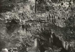 Vogtland. Syrauer Höhle. Tropfsteingebilde, sogen. "Schatzkammer"