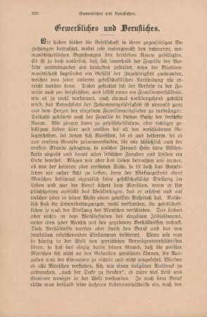 Gewerbliches und Berufliches