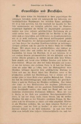 Gewerbliches und Berufliches