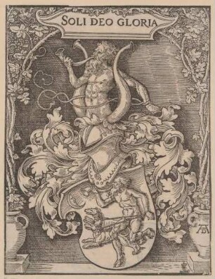 Das Wappen des Johann Tscherte (Das Wappen mit dem wilden Jäger)