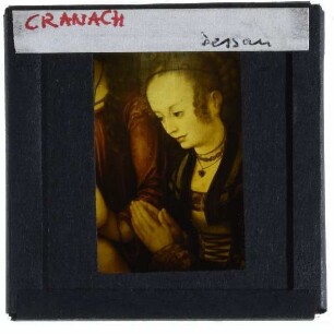 Cranach, Fürstenaltar (Dessau) : Detail (mitte-rechts)