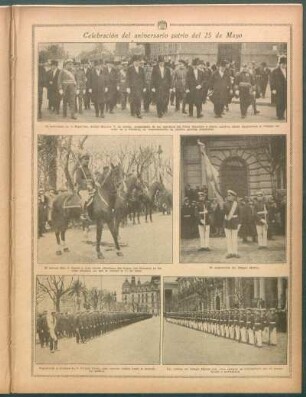Celebración del aniversario patrio del 25 de Mayo