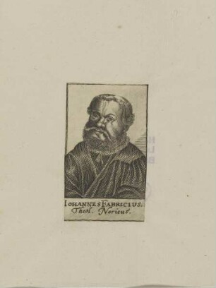 Bildnis des Iohannes Fabricius