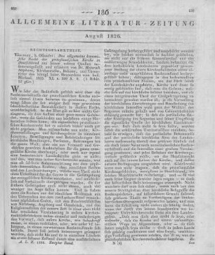 Stephani, H.: Das allgemeine kanonische Recht der protestantischen Kirche in Deutschland. Tübingen: Osiander 1825