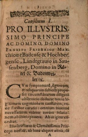 Consilia medica diversorum auctorum