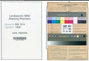 Entnazifizierung Heinrich Juris , geb. 15.07.1899 (Kraftfahrer)