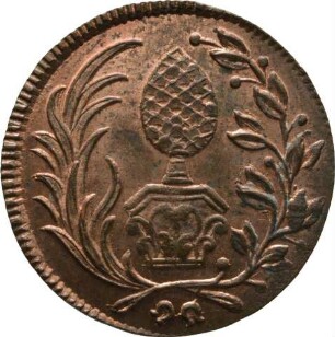 Münze, Pfennig, 1758