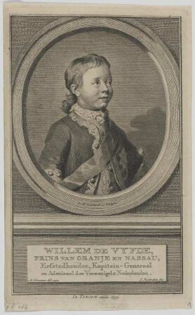 Bildnis des Willem de Vyfde, Prinz von Nassau-Oranien