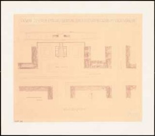 Empfangsgebäude an einer Vorortbahn Monatskonkurrenz Mai 1929: Lageplan 1:500