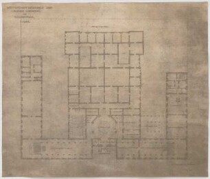 Fischer, Theodor; Wiesbaden; Museum - Grundriss EG
