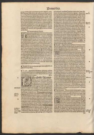 Incipit liber proverbiorum: quem hebrei Missle vel Masloth appellant.