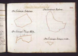 Schopflocher Hut: Oberlenninger Holzhau, Ansang, Bürgerasch und Heiligenwäldle
