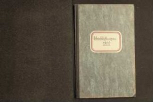 Namensverzeichnis Heiratsregister Lemgo 1899