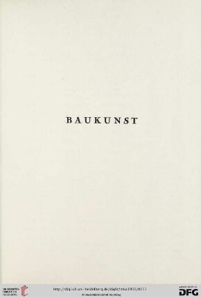 Baukunst