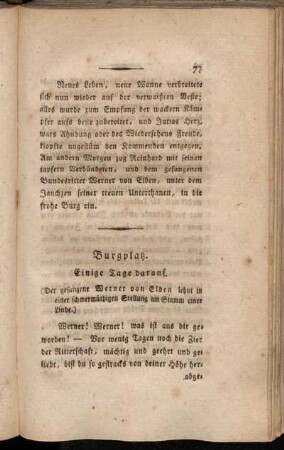 Burgplatz. Einige Tage darauf. - Burgplatz. Nach einigen Tagen.