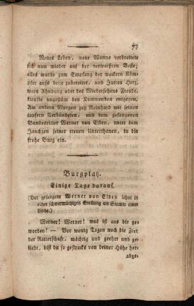 Burgplatz. Einige Tage darauf. - Burgplatz. Nach einigen Tagen.