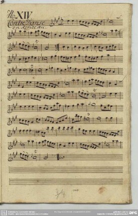 14. Anonymus, Contredanses, A-Dur