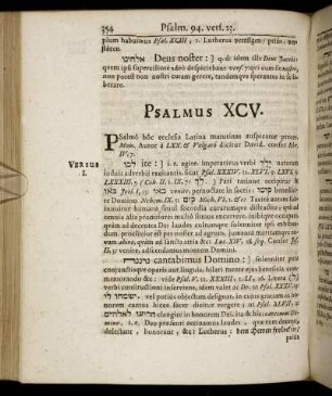 Psalmus XCV.