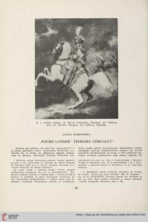 30: "Polski lansjer" Teodora Géricault