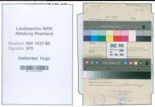 Entnazifizierung Hugo Kattwinkel , geb. 30.06.1894 (Handelsvertreter)