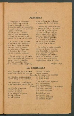 La primavera