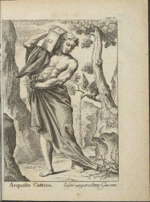 Illustration: Acquisto Cattivo, böser ungerechter Gewinn.