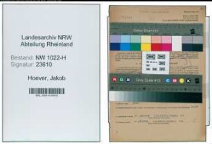 Entnazifizierung Jakob Hoever , geb. 21.11.1905 (Angestellter)
