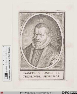 Bildnis Franciscus Junius d. Ä. (eig. François du Jon)