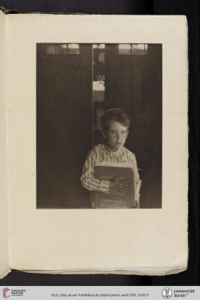 [Clarence H. [Hudson] White, IV. Boy with Camera Work, photogravure from original negative]