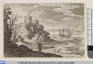 Schlossruine am Meer