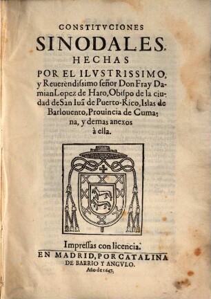 Constituciones synodales