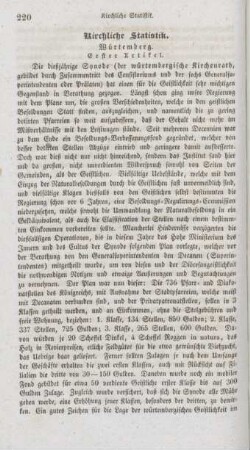 220-223 Kirchliche Statistik