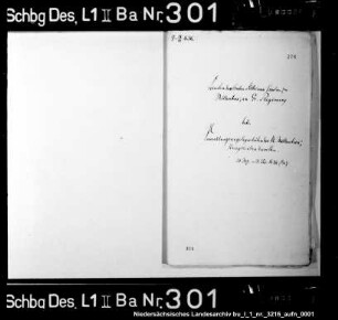 Korrespondenz betr. Verwaltungsangelegenheiten, Kriegsereignisse