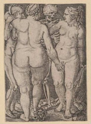 Drei nackte Frauen und Tod