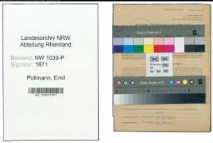 Entnazifizierung Emil Pollmann , geb. 19.08.1908 ()
